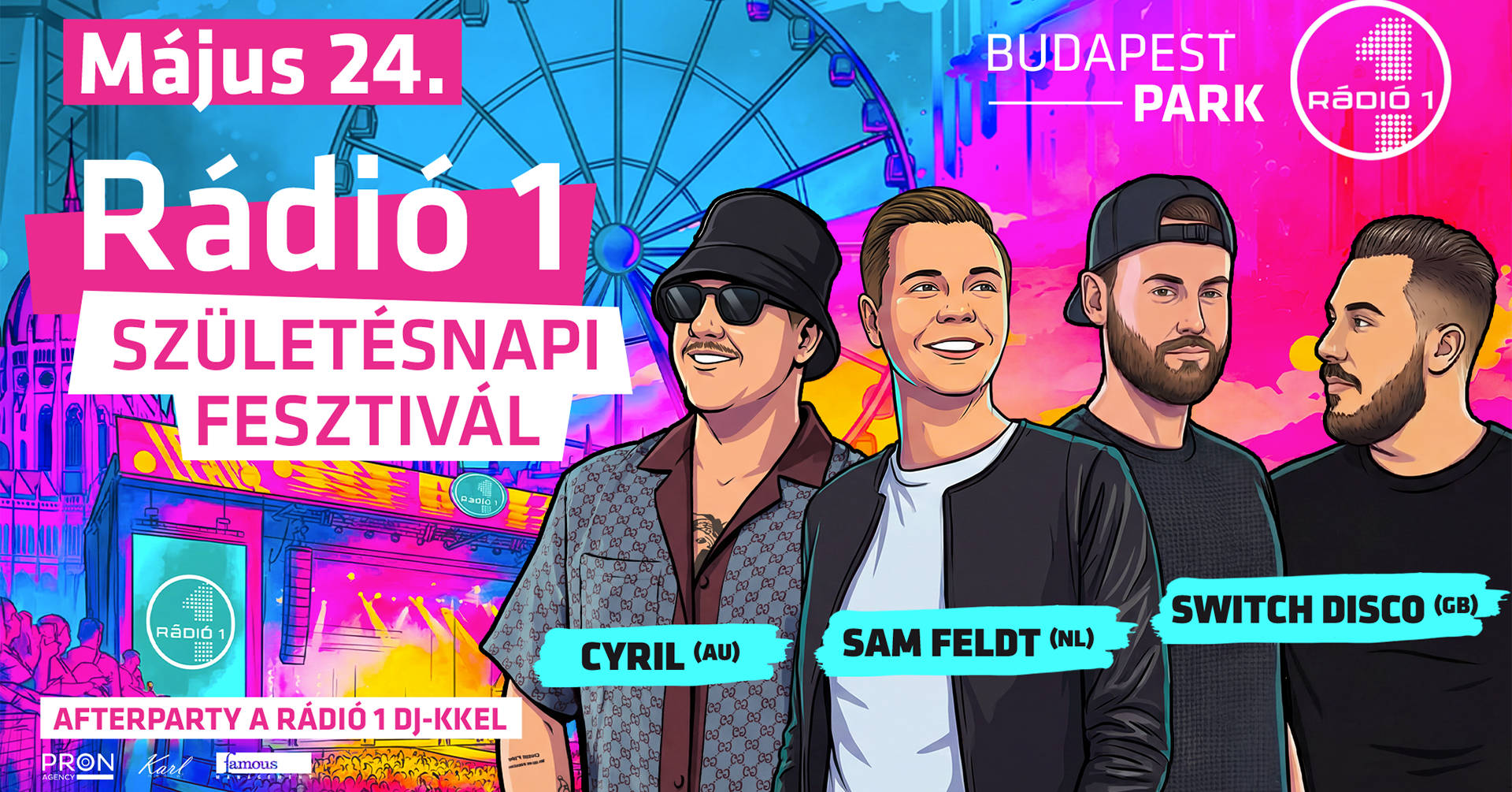 Rádió 1 Születésnapi Fesztivál •  Budapest Park • 05.24.