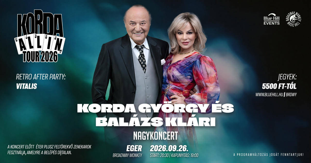 Korda All In Tour 2026 // Broadway Monkey // 09.26.
